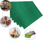 6 Pcs 8 x 12 Inch Green Felt Sheets, 2mm Thick | Felt Fabric - Image 4