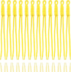 KJML DIY Paracord Keychain 12pcs Paracord Rope Keychain Braided Cord Rope Bag by KJMLDIY