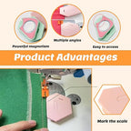 6 Pack Magnetic Seam Guide for Sewing Machine, Upgraded Multifunctional - Image 4
