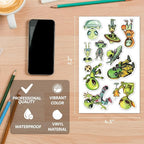 Funny Alien Lifestyle Stickers Pack 50Pcs Cool Vinyl Decals - Image 3
