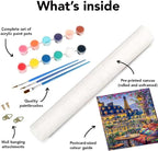 Mrnsiet Paint by Numbers Kit for Adults Beginners, City View Art Adult Paint by - Image 6