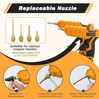 100W Cordless Hot Glue Gun for DeWalt 20V MAX Battery Wireless Power Glue Gun - Image 2