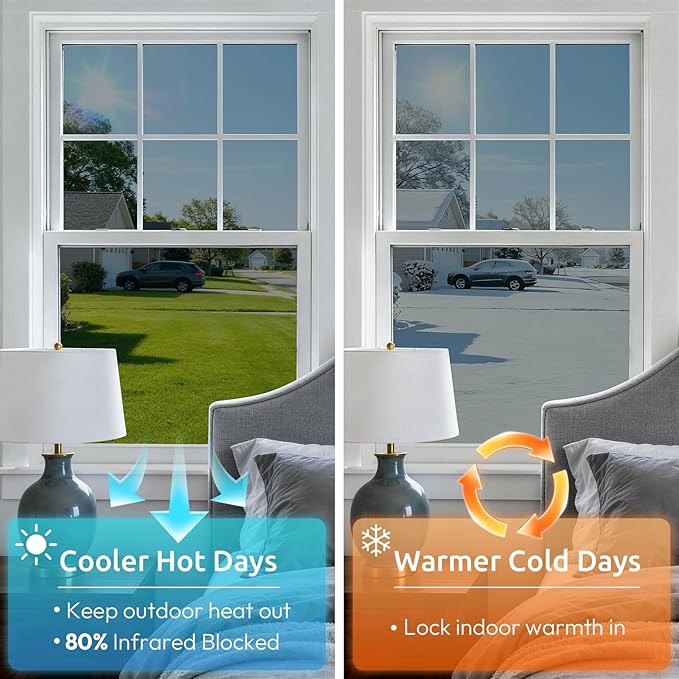 rabbitgoo One Way Privacy Window Film Window Tint - Image 4