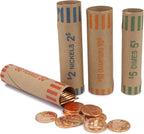 L LIKED 3072 Pcs Preformed Coin Roll Wrappers - Image 2