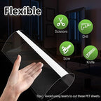 10-Pack of 12×12"×0.04" PET/Plexiglass Sheets, Transparent Flexible Plastic - Image 5