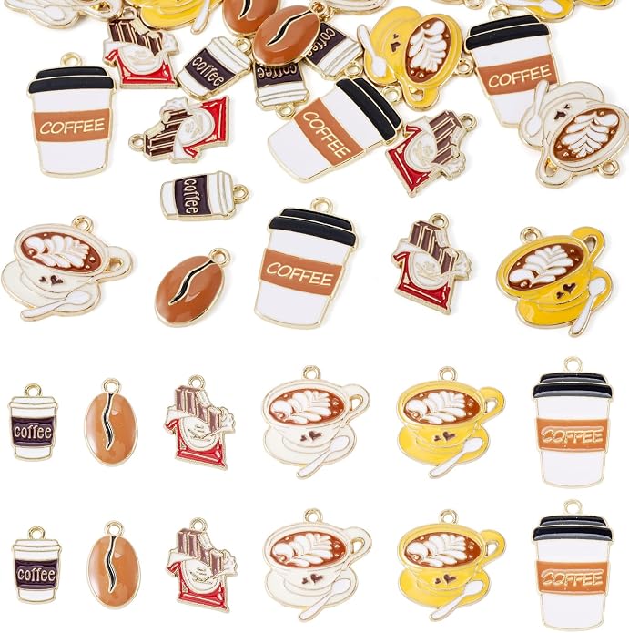 Enamel Food Charms Cute Assorted Food Pendants Sweet Dessert Charms by BoutigemJewelry