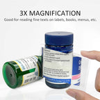 MAGDEPO 3X Magnifying Sheet 3 Pack Plastic Lightweight Page Lens + 3 Card - Image 8