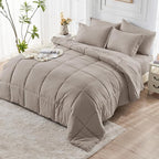 JOLLYVOGUE King Comforter Set, Ultra-Soft Bed in a Bag King Size 7 Pieces - Image 8