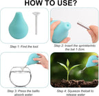 Blue Sprinkler Ball Brauser for Wet Felting, Silicone Fixed Spray Sprinkler - Image 3