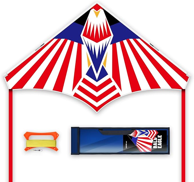 Kite, Large Delta Kites for Kids and Adults, Durable Multifunctional Beach Kite by SGftre