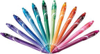 BIC Gel-Ocity Quick Dry Gel Pens, Medium Point Retractable Gel Pen, 12-Count- - Image 3