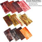 LITMIND 12 Pack Assorted Stained Glass Sheets, 4x6 Inch Glass Mosaic Tiles - Image 4