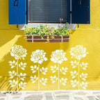 8 Pcs Large Flower Stencils for Painting, 2.9 X 5.9 Inch Flower Stencils for - Image 3