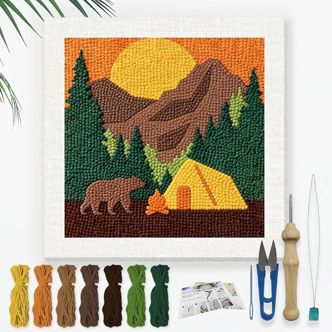 DOODLREAM Camping Bear Needle Kit by Doodlream