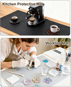 Art and Craft Silicone Mat, 24” x 16” x 2MM Large Crafting Sheet - Image 5