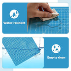 A4 Cutting Mat, Small Self Healing Sewing Mat 12in x 9in Rotary Cutting Mat - Image 5