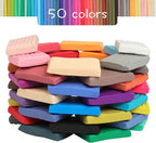 Aestd-ST Polymer Clay Kit 50 Colors, Oven Bake Modeling Clay - Image 2
