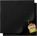 Black Soft Felt Sheets for Crafts, 1.6mm Thick, Handmade Crafts, DIY Projects by Grainear