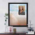 Footprints in the Sand Inspirational Wall Art, Beach Decor, Christian Gifts - Image 4