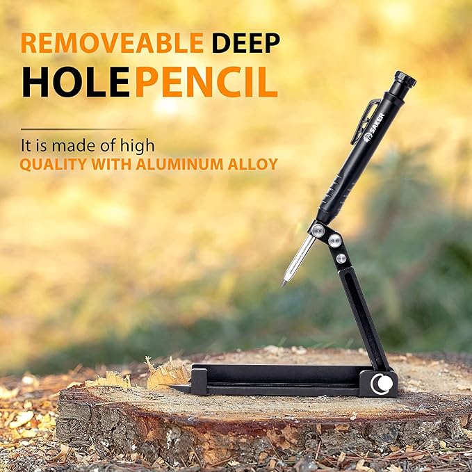 Saker Multi-function Scribing Tool- Construction Pencil- Aluminum Alloy Scribe - Image 2