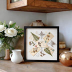 Black 8×8 Shadow Box Display Frame, Premium Linen Backboard and Included - Image 5