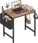Lufeiya Small Desk for Small Spaces, 24 Inch Kids Girls Study Writing Mini by LUFEIYA
