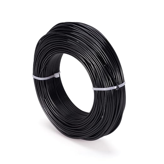 Fashewelry 180 Feet 12 Gauge Aluminum Wire Black Bendable Metal Craft Wire - Image 7