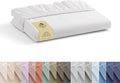 Linen Home 100% Cotton Percale Weave Fitted Sheet, Twin Size, 1 Deep Pocket by LINENHOME