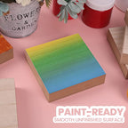 - 4” x 4” Wooden Blocks for Crafts - Image 3