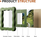 4x4 Wavy Picture Frame With Mat - Image 4