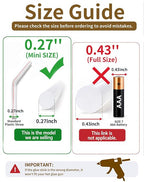 Mini Size Hot Glue Sticks, 3.28ft x 0.27" Clear Glue Gun Sticks | Perfect - Image 2