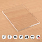 KAITELA Clear Acrylic Sheet 3/8" Thick Cast Plexiglass Piece 18" x 24" | 10mm - Image 3