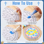 Soulchen 24 Sets Christian Cross Craft Kit, Vbs Religiou Color Your Own Cross - Image 4