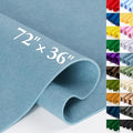 Dusty Blue Fabric Sheet 72" X 36", 1.4mm Thick Large Soft Durable Flexible by MITINU