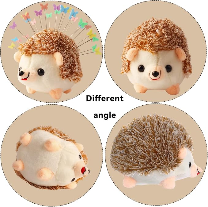 CICILIAYA Hedgehog Shape Pin Cushion, Cute Pincushions Sewing Kit Lovely Needle - Image 3