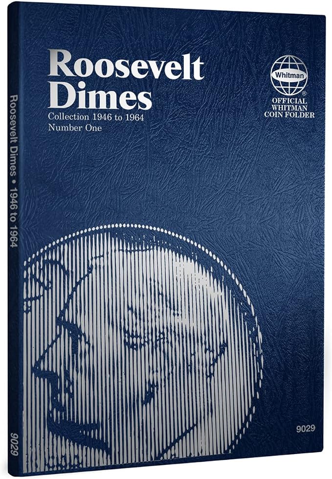 Whitman US Roosevelt Dime Folder Set 1946 to Present Day #’s 9029 9034 9039 - Image 3