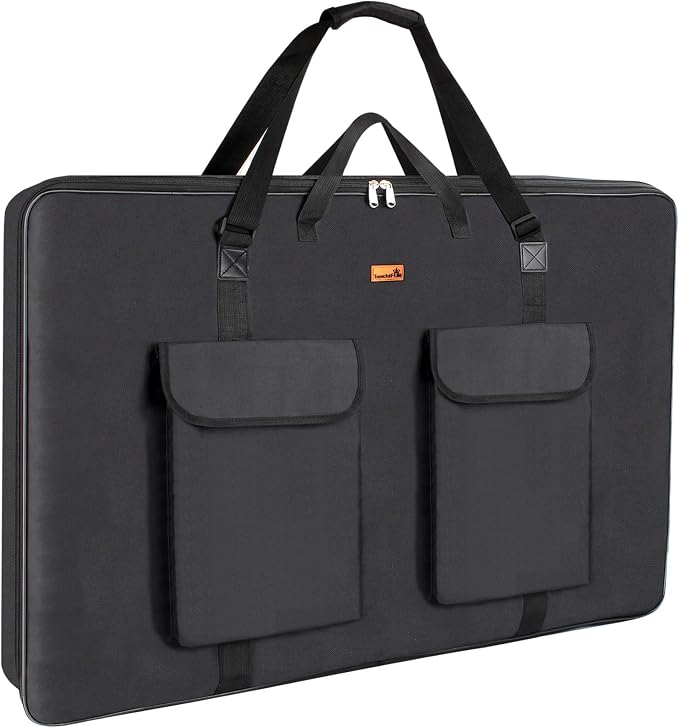 TreochtFUN Art Portfolio Case 24 X 36, Portfolio Bag Soft Water Resistant by TreochtFun