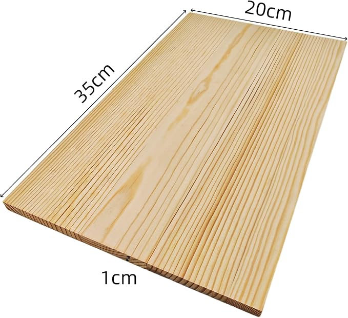 2PCS Rectangle Wood Boards Unfinished Wood Blocks - Image 3