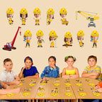 60pcs Construct Theme Cutouts Construction Helmet Bulletin Board Decorations - Image 5