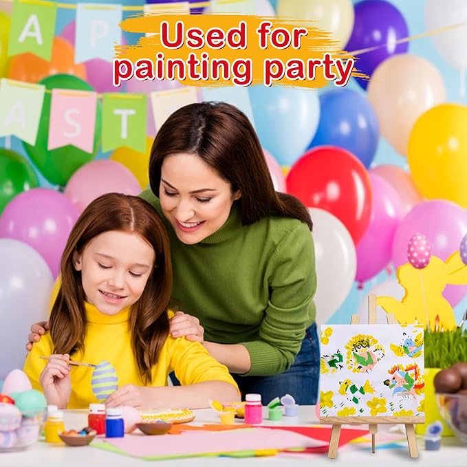 ESRICH Canvas Boards for Painting, 16 Pack Canvases 5x5 100% Cotton Small Paint - Image 6