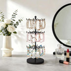 Mkono Bracelet Holder Gold Metal Rotating Bracelet Display Stand 3 Tier Jewelry - Image 6
