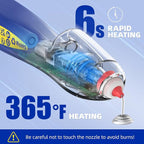 Blue Cordless Hot Glue Gun, 6s Fast Preheating, Auto Dispensing Dripless - Image 3