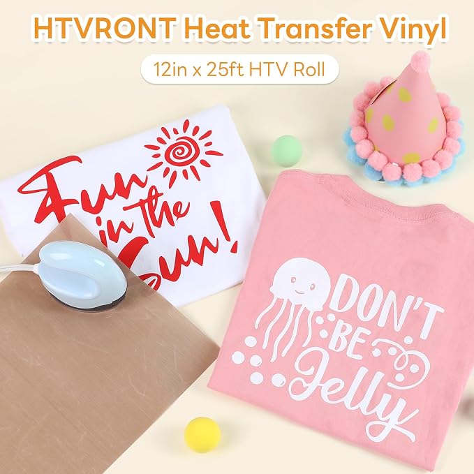 HTVRONT Brown HTV Roll Heat Transfer Vinyl - Image 7