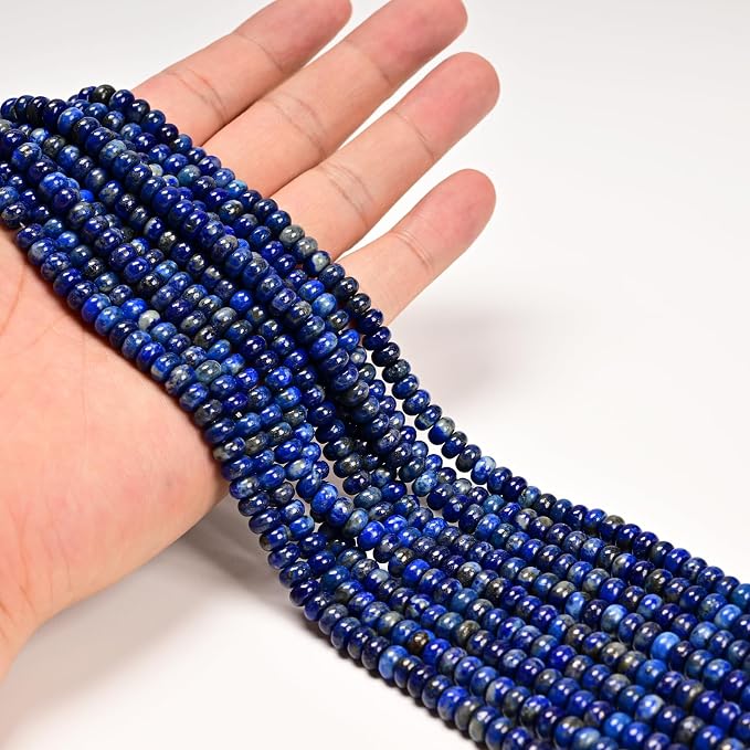 ICAI 4x6mm Natural Rondelle Beads – Loose Gemstone Spacers - Image 2