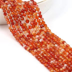 4mm 90pcs Red Agate Tiny Gemstone Beads - Image 7