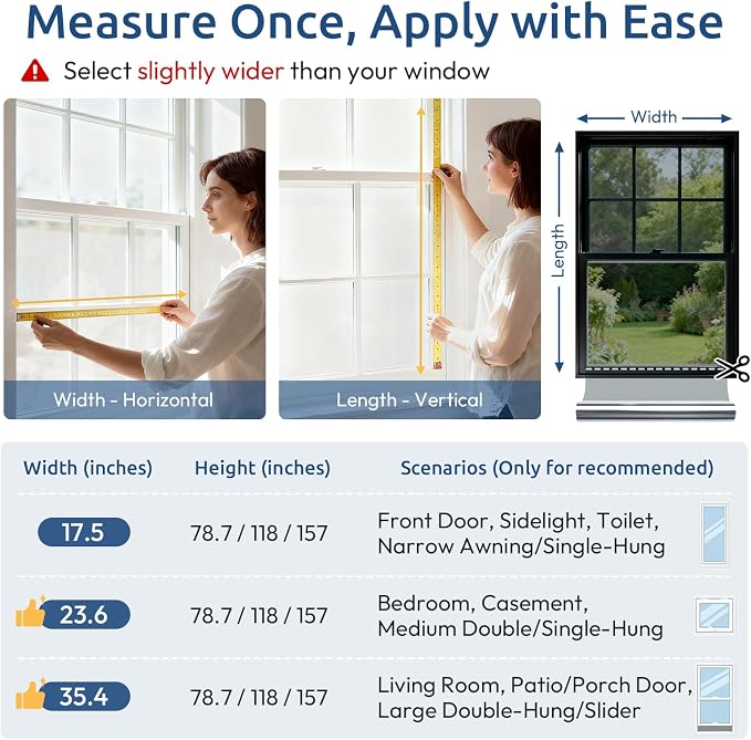 rabbitgoo One Way Privacy Window Film Window Tint - Image 8
