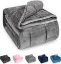 Sivio Weighted Blanket for Adult, 15 lbs Sherpa Heavy Blanket by Sivio