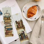 KYOQFVN 6 Pcs Book Cross Stitch Bookmark - Image 5