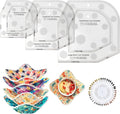 Bowl Cozy Template Cutting Ruler Set 3 Sizes Acrylic | Sewing Patterns by Fosdonge