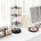 Mkono Bracelet Holder Gold Metal Rotating Bracelet Display Stand 3 Tier Jewelry - Image 3